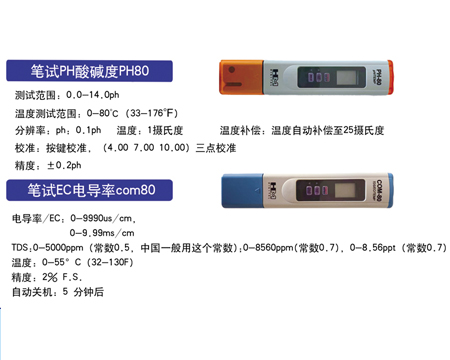 笔式PH酸碱度PH80